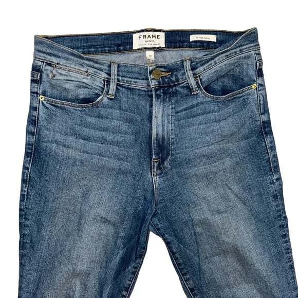 Frame Denim Le High Skinny Jeans in Sayville Size 30 - Picture 3 of 6